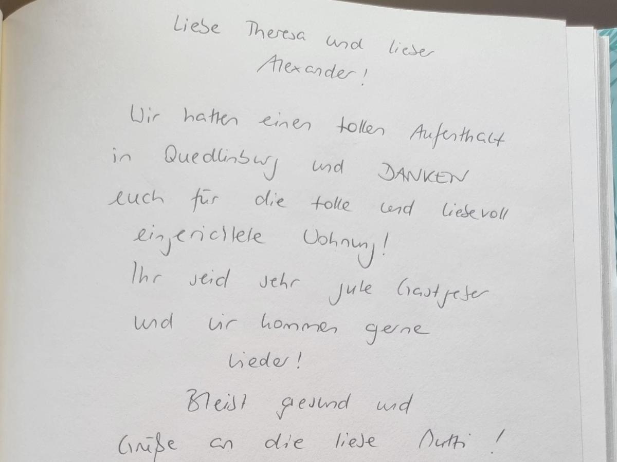 Fewo Otto- Sanierte Ferienwohnung Im Einzeldenkmal Quedlinburg Buitenkant foto